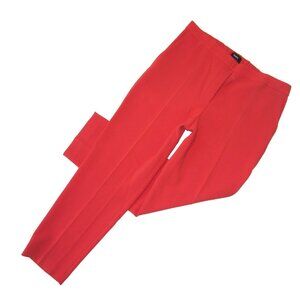 NWT THEORY Treeca Pull on in Poppy Modern Crepe Ankle Pants 8